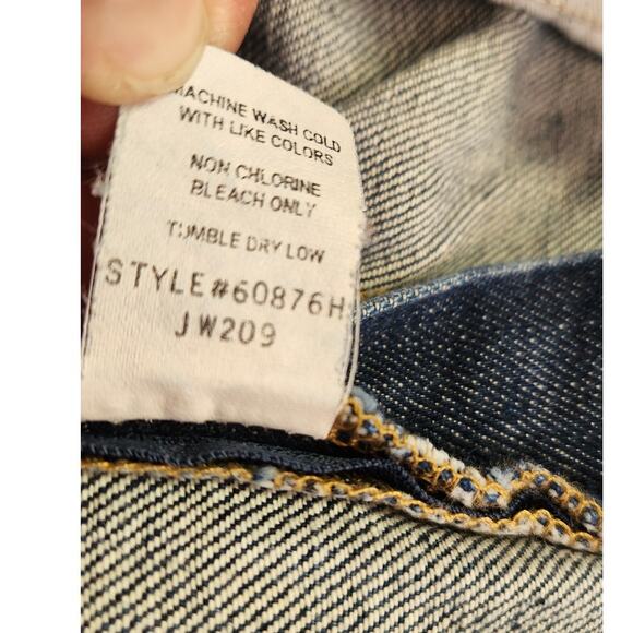 J. Crew Boot Cut High Rise Style 60876 Dark Wash Denim Jeans Women Sz 8 Like New - Picture 8 of 8